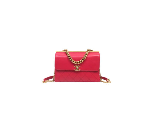 Chanel Small Coco Luxe Flap – Red Calfskin
