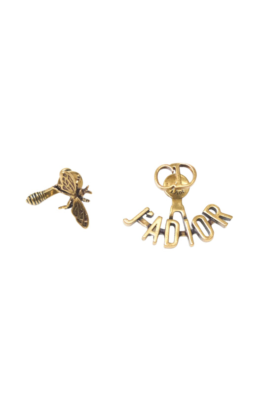 Christian Dior J'Adior Bee Earrings – Aged Gold Tone – 2018