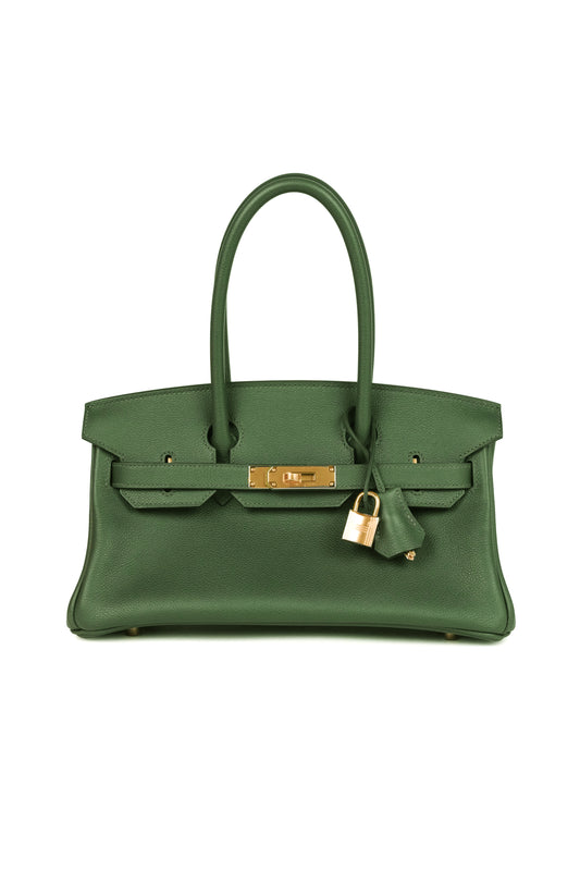 HERMÈS BIRKIN SHOULDER 42 VERT EVERCOLOR - (GHW) SELLO O