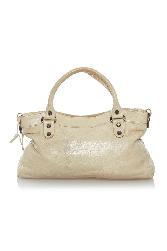 BOLSO BALENCIAGA MOTOCROSS CLASSIC FIRST BEIGE