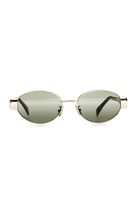 CELINE TRIOMPHE METAL 01 GAFAS DE SOL DORADO/VERDE
