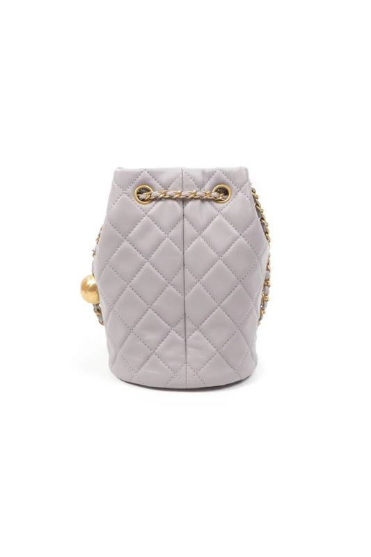 CHANEL PEARL CRUSH DRAWSTRING BUCKET BAG