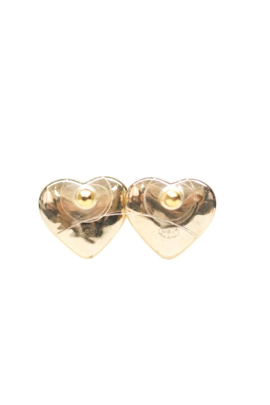 CHANEL CC HEART EARINGS