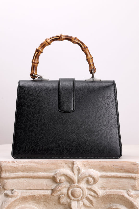 GUCCI DIONYSUS TOP HANDLE BAMBOO BLACK