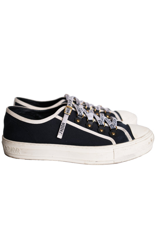 CHRISTIAN DIOR WALK'N'DIOR SNEAKERS LONA AZUL MARINO