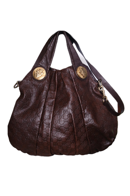 BOLSO GUCCI GUCCISSIMA LEATHER HYSTERIA MARRÓN