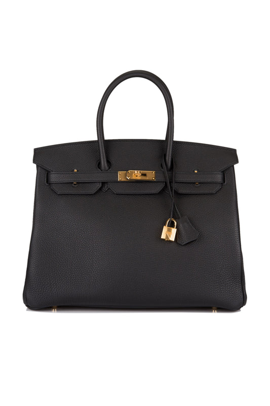 HERMÈS BIRKIN 35 BLACK TOGO GHW