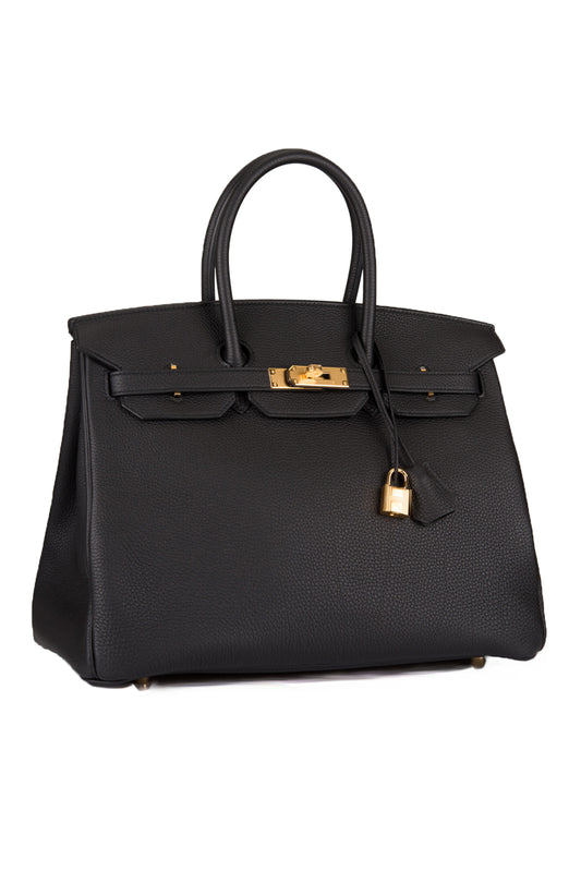 HERMÈS BIRKIN 35 BLACK TOGO GHW