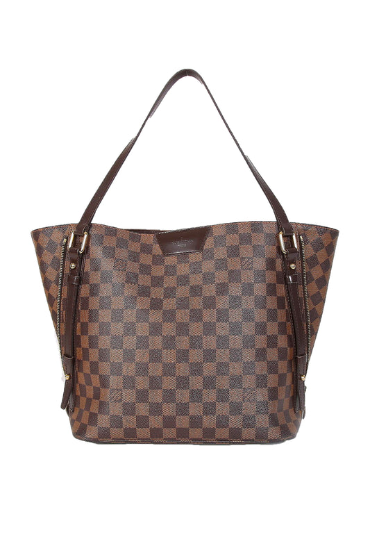 LOUIS VUITTON CABAS RIVINGTON TOTE DAMIER EBENE CANVAS (GHW)