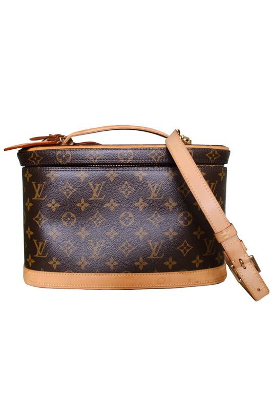 NECESER LOUIS VUITTON MONOGRAM CANVAS NICE VANITY CASE