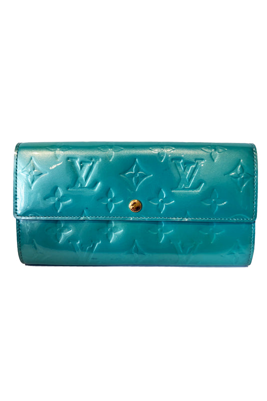 LOUIS VUITTON SARAH WALLET MONOGRAM VERNIS