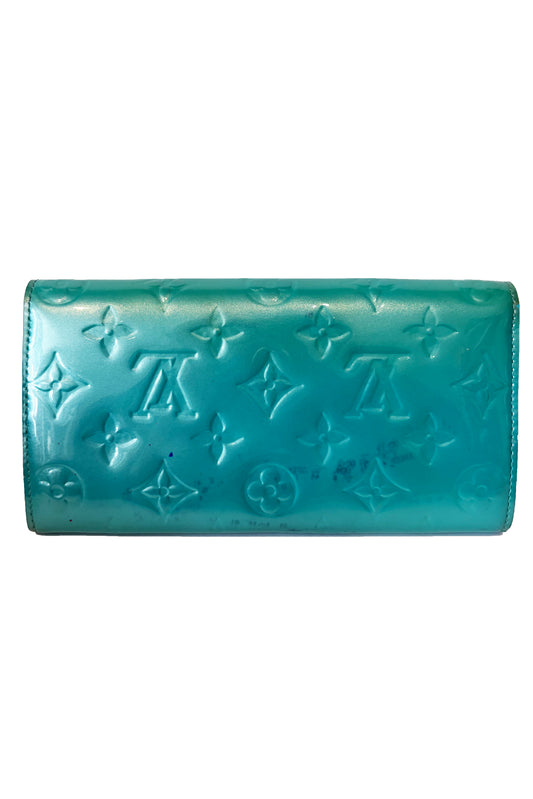 LOUIS VUITTON SARAH WALLET MONOGRAM VERNIS