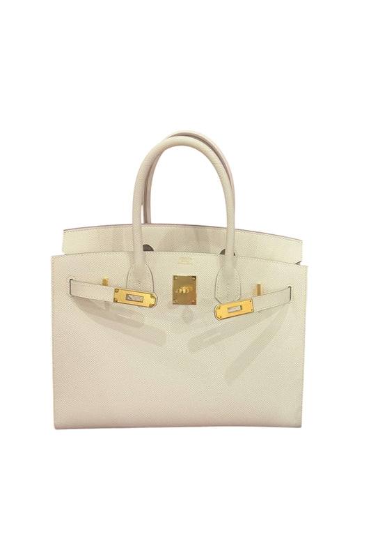 HERMES BIRKIN 30 SELLIER CRAIGE GOLD HARDWARE STAMP U