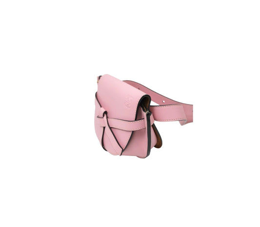 Loewe Mini Gate Belt Bag – Piel de Ternera Rosa