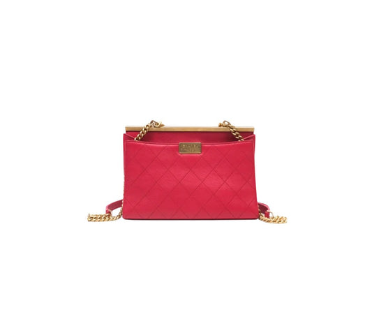 Chanel Small Coco Luxe Flap – Red Calfskin