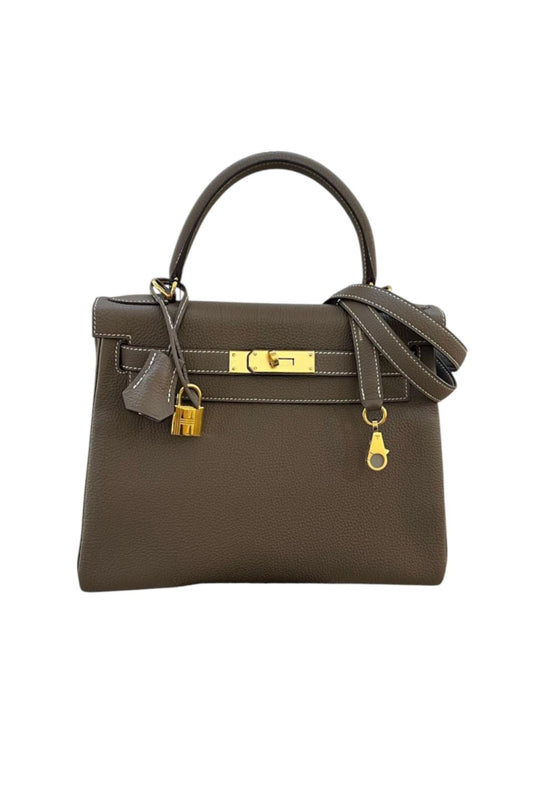 HERMÈS KELLY 28 TOGO GOLD HARDWARE STAMP C