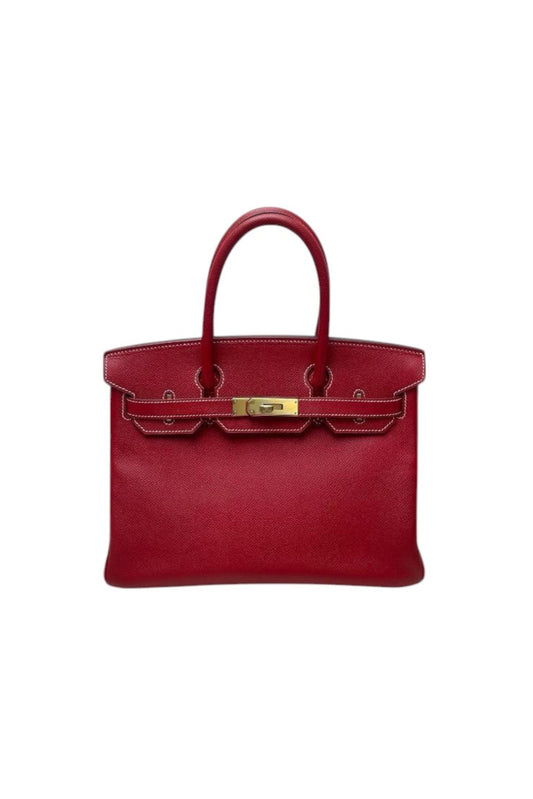 HERMÈS BIRKIN 30 EPSOM GOLD HARDWARE STAMP P
