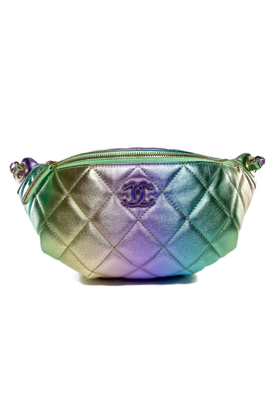 CHANEL IRIDESCENT RAINBOW WAIST BAG