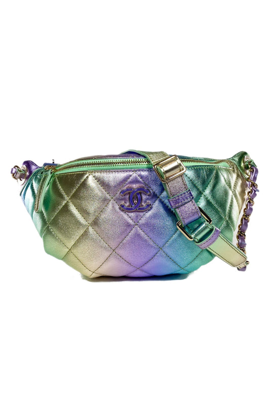 CHANEL IRIDESCENT RAINBOW WAIST BAG