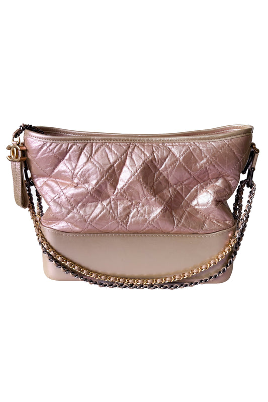 BOLSO CHANEL GABRIELLE HOBO BAG IRIDESCENT PINK