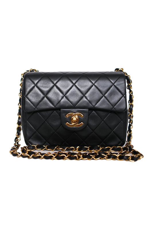 BOLSO CHANEL MINI TIMELESS SQUARE FLAP BAG NEGRO