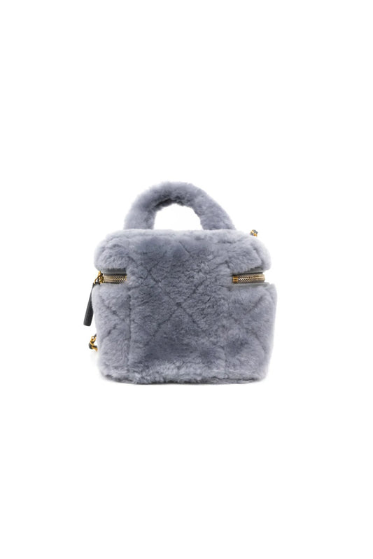 CHANEL VANITY CASE SHEARLING GRIS (COLECCIÓN 22A)