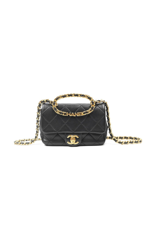 CHANEL MINI TOP HANDLE FLAP BAG