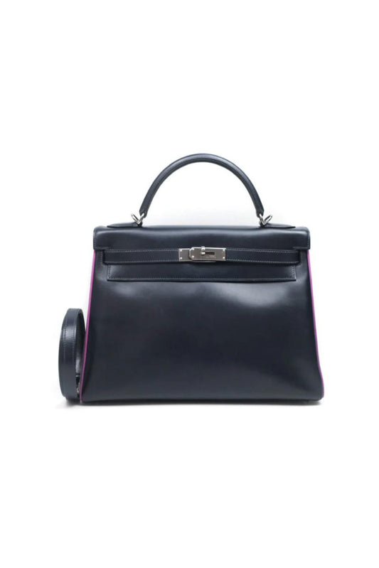 HERMÈS KELLY 32 RETOURNE PALLADIUM HARDWARE VINTAGE