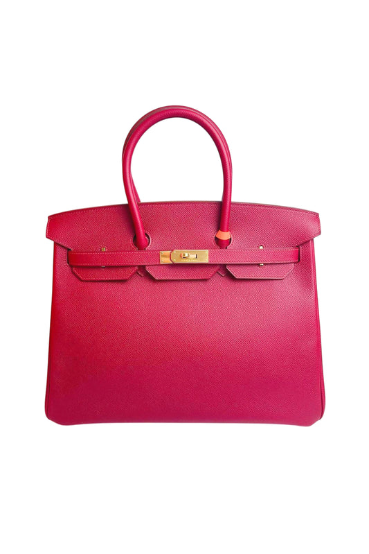 HERMÈS BIRKIN 35 EPSON GOLD HARDWARE STAMP O