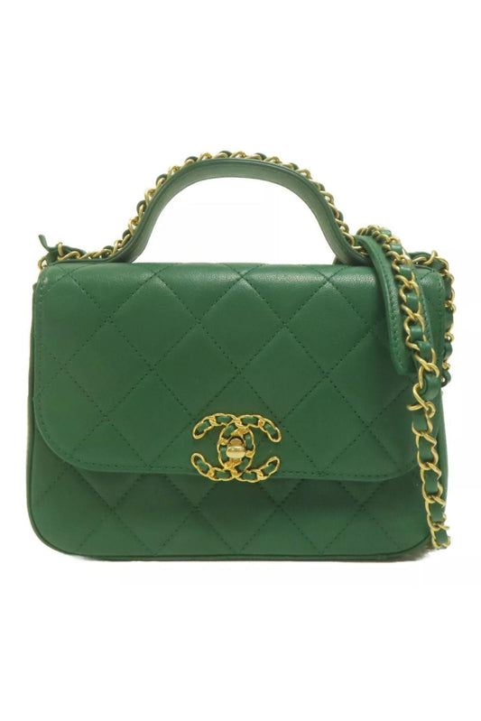CHANEL INFINITY CHAIN TOP HANDLE BAG