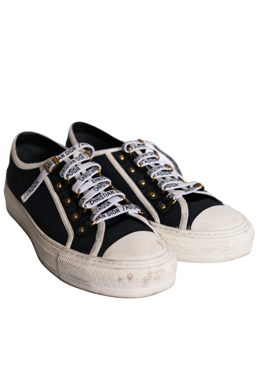 CHRISTIAN DIOR WALK'N'DIOR SNEAKERS LONA AZUL MARINO