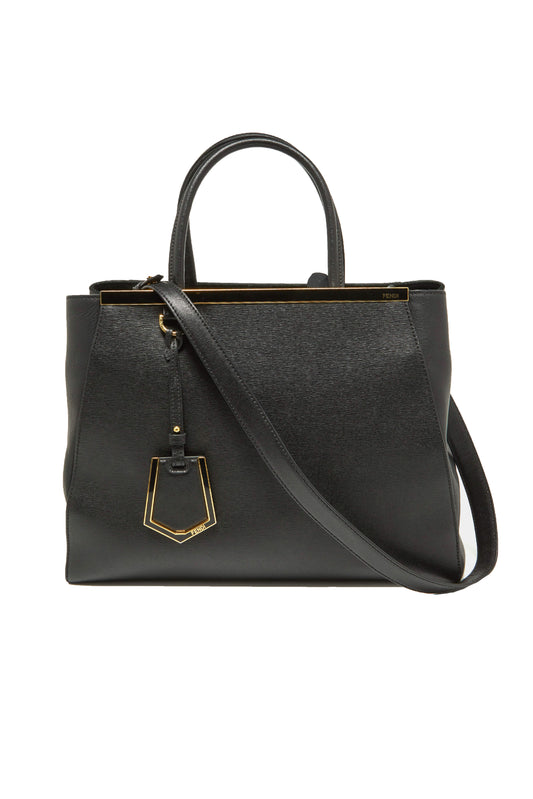BOLSO FENDI 2JOURS MEDIUM TOTE BAG NEGRO