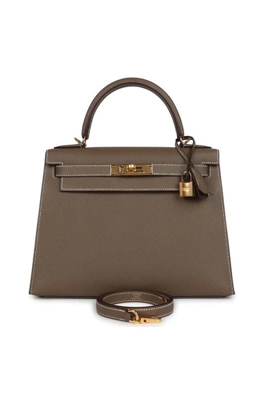 HERMÈS KELLY 28 SPECIAL ORDER (SO) ETOUPE EPSOM GHW