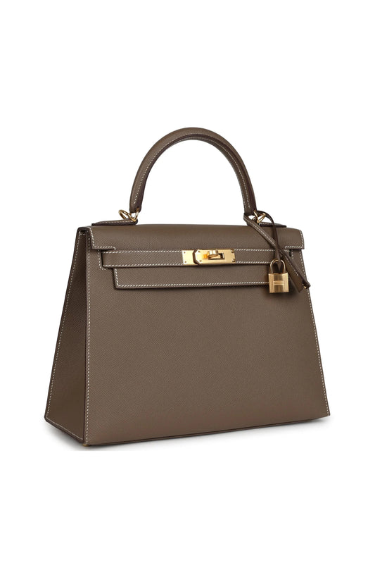 HERMÈS KELLY 28 SPECIAL ORDER (SO) ETOUPE EPSOM GHW