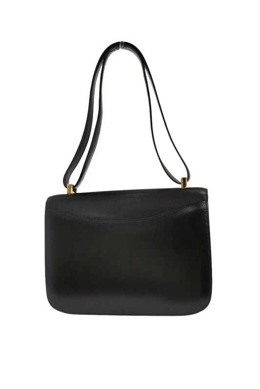 BOLSO HERMÈS CONSTANCE 23 BOX CALF NEGRO - (GHW)