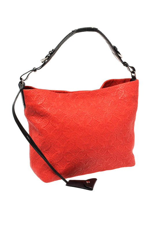 LOUIS VUITTON CORAIL MONOGRAM ANTHEIA LEATHER HOBO PM BAG