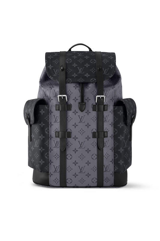MORRAL LOUIS VUITTON CHRISTOPHER MM MONOGRAM ECLIPSE REVERSE NEGRO