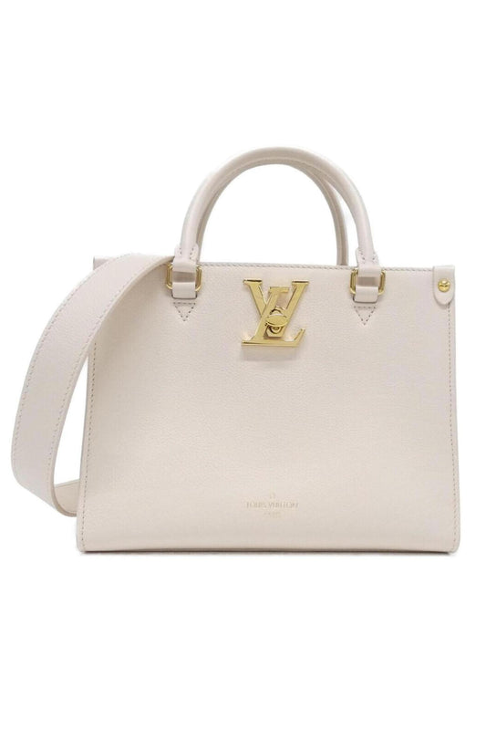 LOUIS VUITTON LOCK & GO BAG CREMA