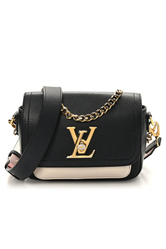 LOUIS VUITTON LOCKME TENDER BAG NEGRO & CREMA