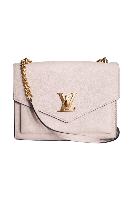 BOLSO LOUIS VUITTON MYLOCKME CHAIN BAG BB GREIGE (GHW)