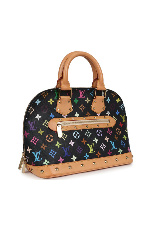 BOLSO LOUIS VUITTON ALMA MULTICOLOR NOIR