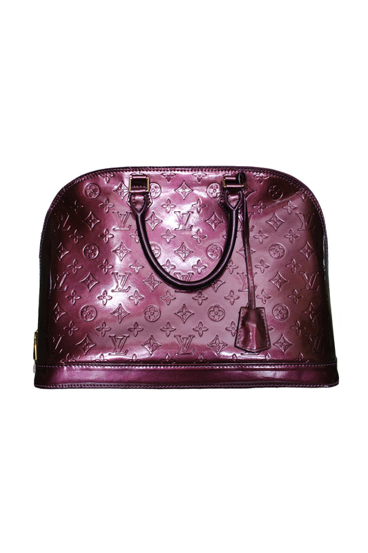 BOLSO LOUIS VUITTON ALMA GM MONOGRAM VERNIS VIOLETTE