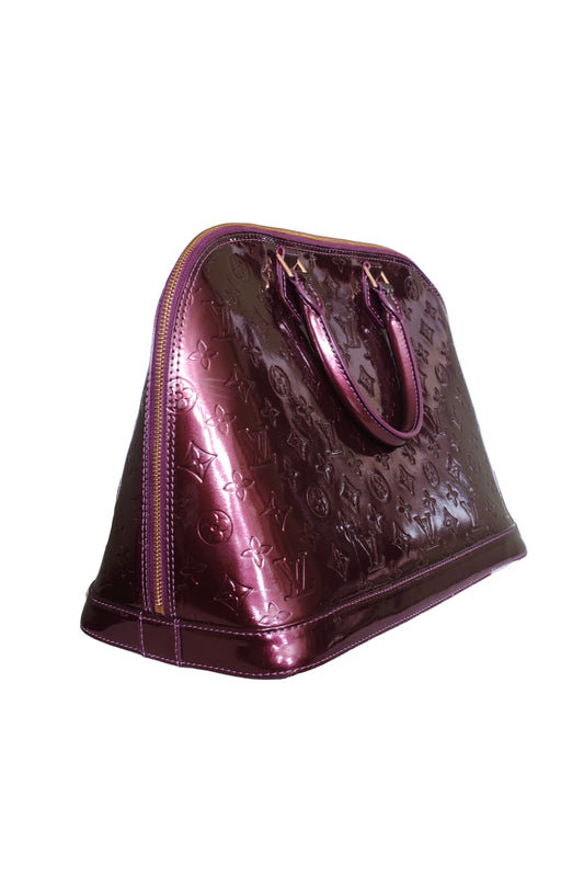 BOLSO LOUIS VUITTON ALMA GM MONOGRAM VERNIS VIOLETTE