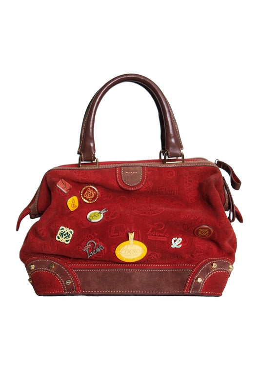 BOLSO LOEWE LIMITED EDITION 160TH ANNIVERSARY SUEDE BAG ROJO