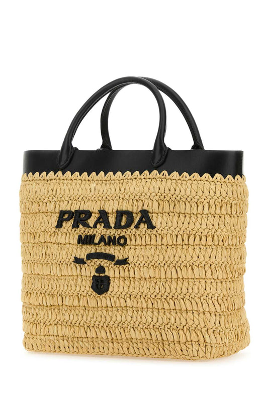 PRADA RAFFIA HANDBAG