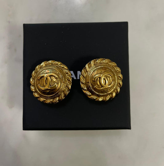 PENDIENTES CHANEL CLIP VINTAGE